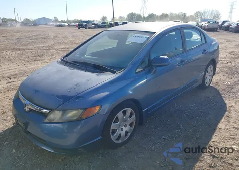 2007 Honda Civic Lx из США, поврежденный, VIN 2HGFA16527H504475